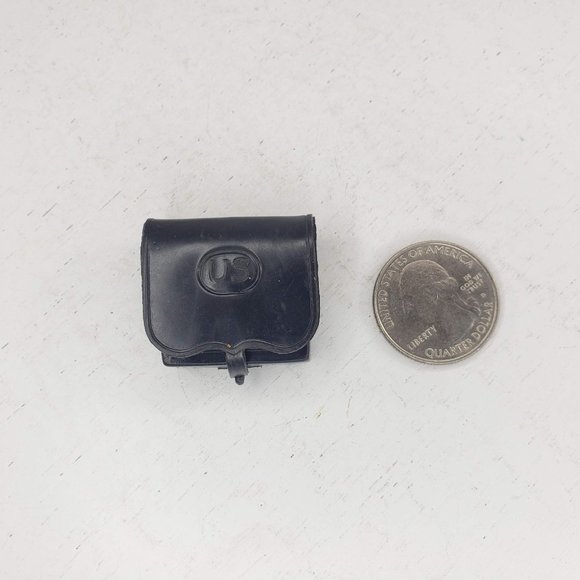 Marx Vintage Fort Apache Fighters Black US Calvary Bag Toy Replacement Part - Picture 3 of 5